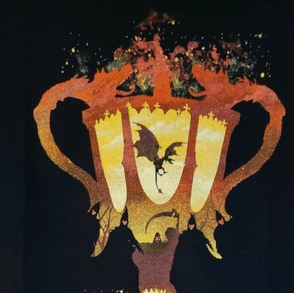 NEW Harry Potter XL Women's Goblet of Fire T-Shirt - Picture 8 of 9